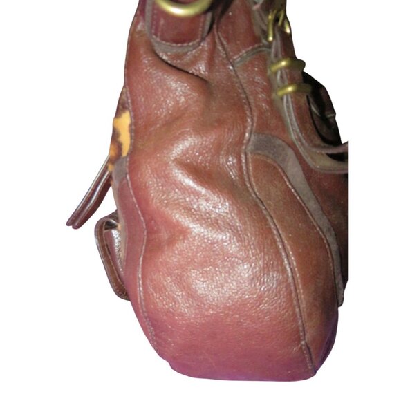 Coach 2012 Legacy Kristin Pinnacle Haircalf Ocelot Leather Laila Satchel #19956 - Picture 4 of 12